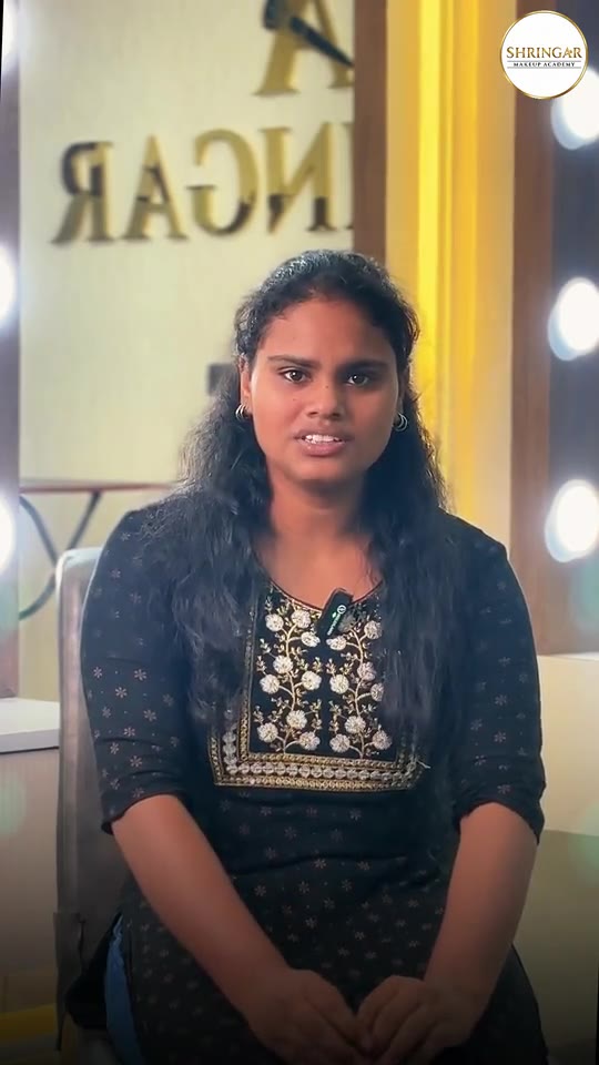 Shringar student speaking about the academy
